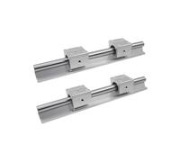 Rail de guidage linéaire 2 pièces SBR16 / SBR12 SBR20 + 4 SBR16UU SBR12UU SBR20UU, roulement Blo16UU, bloc coulissant for CNC(300mm,Sbr20)