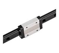 Rail de guidage linéaire coulissant MGN12 de 12 mm, entièrement noir, longueur 50-500 mm et plus, bloc MGN12H (1 pièce)(50mm)