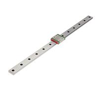 Rail de guidage linéaire en acier inoxydable MGW12C - 500-1R, coulisseau miniature à élargissement offrant une grande rigidité, conception de rail à billes gothique à 45° pour