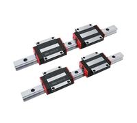 Rail de guidage linéaire for charges lourdes HGR30 avec 2 blocs de chariot coulissant HGH30CA HGW30CC(HGW30CC Kit,2000)