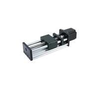 Rail de guidage linéaire for table coulissante, vis à billes SFU1204/1605/1610, courses effectives 100-500 mm GGP avec moteur pas à pas Nema23(SFU1610 with motor,Stroke 250mm)