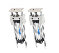 Rail de guidage linéaire for vérin pneumatique standard, 1 pièce, for piston SC SU DNC SC32 SC40 SC50, support de guidage, accessoires de montage(SC63 With Cylinder)