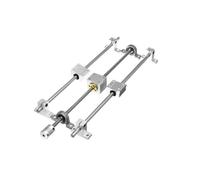 Rail de guidage linéaire, Guide Linéaire Lumière À Assembler Soi-même Roulement D'arbre Support De Siège Jeu Vis Trapézoïdale Adapté La Fraiseuse CNC Faite Maison(8-400mm)