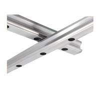 Rail de Guidage Linéaire HGR15-HGR65 1m, Rail Carré Chromé Coulissant pour CNC Imprimante 3D et Projets DIY(HGR15-1m)