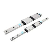 Rail de guidage linéaire large à double blocs, Type MGW7/MGW9/MGW12/MGW15 C/H, imprimante 3D, graveur, bras de Robot, Guide coulissant(MGW7C,400mm)