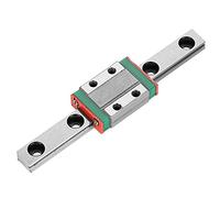Rail de guidage linéaire, LML9B 95 mm Guide Linéaire du Rail, Largeur du rail 9mm, Mini Rails Linéaires, Guide Linéaire Coulissant Avec Bloc de Chariot, Pour Imprimante Et Machine CNC 3 Dimensions