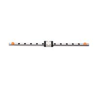 Rail de guidage linéaire MGN7C 200 mm avec bloc de chariot, guide de mouvement linéaire pour machine CNC, rail de guidage coulissant à forte capacité de charge avec montage à