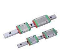 Rail de guidage linéaire Miniature MGN12 MGN15 MGN7 MGN9 100 150 200 250 300 400 500mm + 1 chariot MGN7C MGN9C MGN12H, 1 pièce(1pc MGN15H,1pc 500mm)