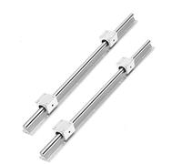 Rail de Guidage linéaire Professionnel SBR12/16/20 mm, 2 pièces, Longueur 200, 300, 500, 1500 mm, avec Bloc de roulement SBR12UU for pièces CNC 3D(2 Rails 4 Sbr12uu,1000mm)