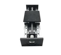 Rail de guidage linéaire robuste for table coulissante, double rail de guidage, 4 pièces HGR20, largeur 150 mm, SFU2010/SFU1605/SFU1610/SFU2005(For Nema23 SFU2005,1000mm Stroke)