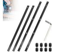 Rail de Guidage Pour Makita Kit, 4Pcs Guide Rail Compatible Pour P-45777 | Connecteurs de Rail de Guidage Scie Circulaire pour Festool und Makita pour Rail Droit Rail Coudé Rail Carré à Rideaux