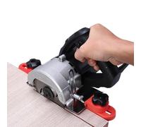 Rail de guidage pour scie circulaire - Base de coupe de précision, pince de positionnement réglable, embout de rail de guidage pour scie circulaire, accessoires de guidage en métal | Équipement fiable