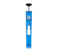Rail de guidage réglable pour machine à découper pour scie circulaire, pince de positionnement de précision compatible avec les coupe-poussière de 12,7 à 15,2 cm, plastique ABS bleu