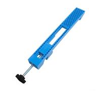 Rail de guidage réglable pour scie circulaire de 12,7 à 15,2 cm, gabarit de fraisage de précision avec guide de clôture et compatibilité avec fente à onglet, plastique ABS bleu