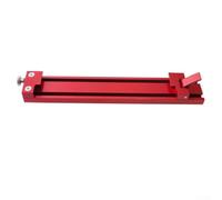 Rail de guidage réglable pour scie circulaire, fraisage, pinces de positionnement, compatible avec les fraises de 10,2 cm, en alliage d'aluminium rouge, clôture à bord droit pour le marbre et le
