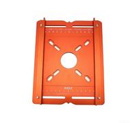 Rail de guidage robuste avec double échelle gravée, base en alliage d'aluminium pour une résistance accrue, pour outil de rainurage polyvalent pour le routage à bord droit sur les panneaux latéraux (A