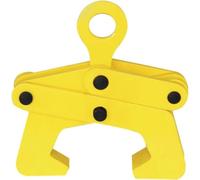 Rail de levage de palettes robuste 1 tonne, pince en acier for poutre en I jaune