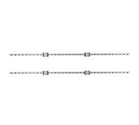 Rail de mouvement linéaire Pièces CNC Actionneurs linéaires en acier allié 4 curseurs Accessoires Guide miniature Curseur Pièces CNC Acier allié pour usage industriel