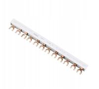 Rail de phase 3P - Fourche 10mm2 12 broches.