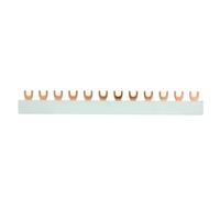 Rail de phase monophasé, 210 mm, 10 mm², isolé, 1 pièce