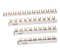 Rail de phase Schneider Electric R9XFH357 gris-clair (RAl 7035) 63 A 500 V Type de conducteur = L 1 pc(s)