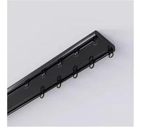 Rail de plafond pour rideaux - Système de rail double pour rideaux, fixation au plafond, séparation de pièce, avec quincaillerie de connexion pour un glissement fluide et une installation fa