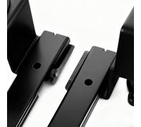 Rail de plateau pour clavier - Support de clavier rotatif, curseur de support de téléphone, curseur de table PC réglable, plateau de bureau ergonomique, rails coulissants lisses, salle d'étude pour do