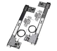 Rail de porte battante caché avec charnières à roulement à billes très résistantes, supporte 16 kg, idéal pour une armoire et une porte de poche