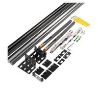 Rail De Porte Coulissante Bidirectionnel sans Rail Caché | Modèle GH-212, for porte fantôme en bois, à suspendre, sans rail, tampon bidirectionnel, kit