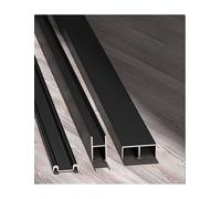 Rail de porte coulissante en verre for un fonctionnement fluide, rail double coulissant en forme de montagne for vitrine, rail en trois parties, for vitrines et bibliothèques(140cm/4.6ft)