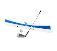 Rail De Putting - Acrylique 60.3x7.5x11cm | Guide D'Entraînement Golf | Accessoire D'Entraînement Léger pour Améliorer Le Swing Sportifs Hommes Femmes Passionnés
