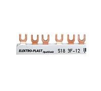 Rail de raccordement 3P 63A 12mm2 Fourche (18 modes) 3F S18 3F-10 45.388 Elektro-plast Spatel 5901769010659