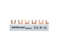 Rail de raccordement 3P 80A 16mm2 Fourche (18 modes) 3F S18 3F-10 45.318 Spatule Elektro-plast 5901769010697