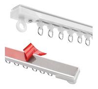 Rail de rideau autocollant pour plafond ou mur 2 x 40 cm/80 cm - Sans perçage/vis - Tringle à rideau sans 2*40cm/80cm