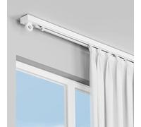 Rail de rideau autocollant, sans perçage, séparateur de pièce monté au plafond, 540 cm, parfait pour plafonds ou murs lisses, installation facile, solution de rideau polyvalente