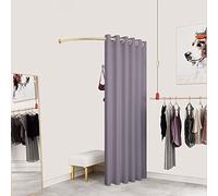 Rail De Rideau De Cabine D'essayage Doré, Pôles De Rideau De Séparation Incurvés, Tringle De Suspension Murale d'angle pour Magasin De Vêtements, Salle De Bain