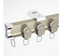 Rail de rideau de douche for salon RV, Rails de rideau flexibles et pliables avec crochets à rouleaux, 1 2 3 4 5 6 7 8 9 10 M(Ceiling Mount,10m/32.8ft)