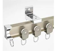Rail de rideau de douche for salon RV, Rails de rideau flexibles et pliables avec crochets à rouleaux, 1 2 3 4 5 6 7 8 9 10 M(Wall Mount,8m/26.2ft)