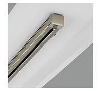 Rail de Rideau de Plafond Robuste, Rail Coulissant en Aluminium, Design élégant, pour hôtels, salles d'exposition et Grands lieux publics (Champagne, 280 cm (2 x 140 cm))
