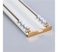 Rail De Rideau De Plafond, Tringle À Rideau Double Robuste De 1 À 5 M, pour Bureau, Salon Et Cloison De Séparation 6,2M