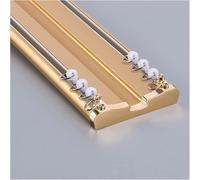 Rail De Rideau De Plafond, Tringle À Rideau Double Robuste De 1 À 5 M, pour Bureau, Salon Et Cloison De Séparation 4,3.5M