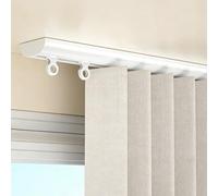 Rail de Rideau de Plafond Ultra-Fin, Rails pour Rideaux Coulissants en Aluminium, Room Divider Rail de Rideaux, Pour Séparateur de Pièce Bureau, Salon, Chambre(260cm(8.5ft))