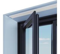 Rail de rideau de plafond ultra fin, système de rail de rideau à montage au plafond, tringle à rideau de séparation de pièce adaptée aux espaces étroits (couleur : blanc, taille : 100 cm)