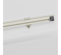 Rail De Rideau Fixé Au Plafond Ou Au Mur pour Plus D'intimité, Rail À Rouleaux Séparateur De Pièce avec Roulette, Ensemble De Rails Coulissants pour Rideaux(Ceiling Installation,2.30M)