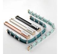 Rail De Rideau Plafond Flexible En Aluminium, 4.0m Tringle À Rideaux Blanc Pour Baie Vitrée, Camping-cars, Rail Rideau Pliable