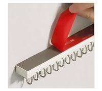 Rail de Rideau Rail Rideaux 5m/16.4ft Rail de rideau adhésif， Montage au plafond ou au mur Tringle à rideau adhésive sans perçage， pour la séparation de pièces, la chambre, la douche, le placard, le