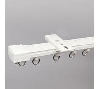 Rail de Rideau Ultra-Fin, système de Rail de Rideau Coulissant pour séparation de pièce, Montage au Plafond avec poulie Nano, Rails Simples découpables pour Salle à Manger, Clinique médicale, Placard