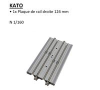 Rail de rue droite, 124mm, UNITRAM - KATO 40-024 - N 1/160