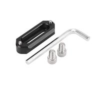 Rail de Sécurité à Libération Rapide pour Caméra, Aluminium, Vis 1/4 Pouce, Compatible Rail Universel - Sécurisé avec Goupilles à Ressort, Léger et Portable pour Usage