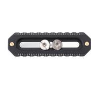 Rail de sécurité à Libération Rapide Rail en Aluminium Alliage Anti-éloge de sécurité avec des Vis de 1/4 Pouce pour Les Accessoires de Cage de Caméra (70 mm / 2,8 Pouces)